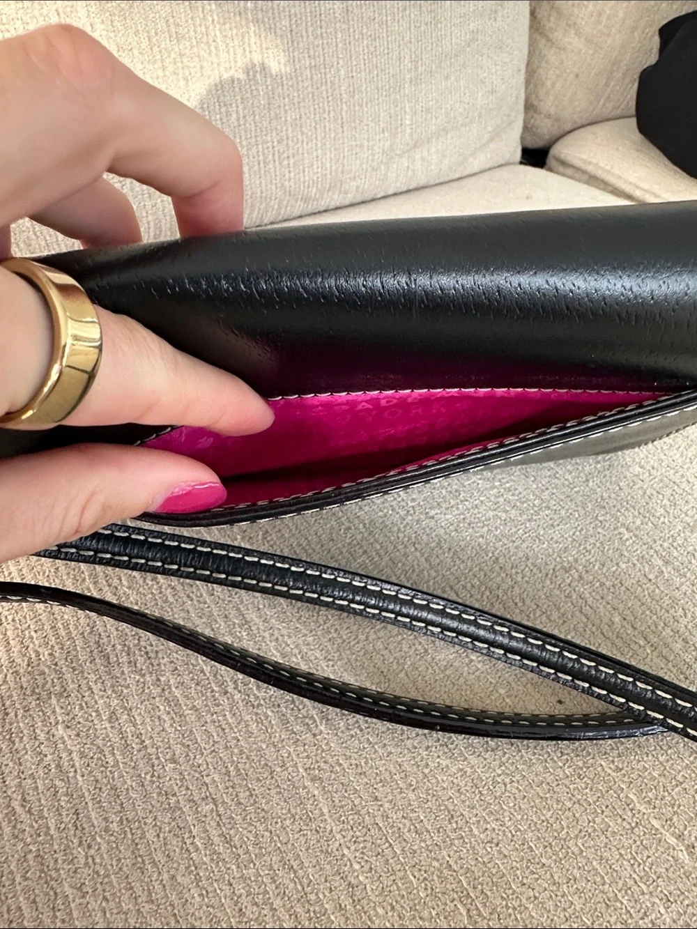 kate spade Black Leather Crossbody - Picture 2 of 5